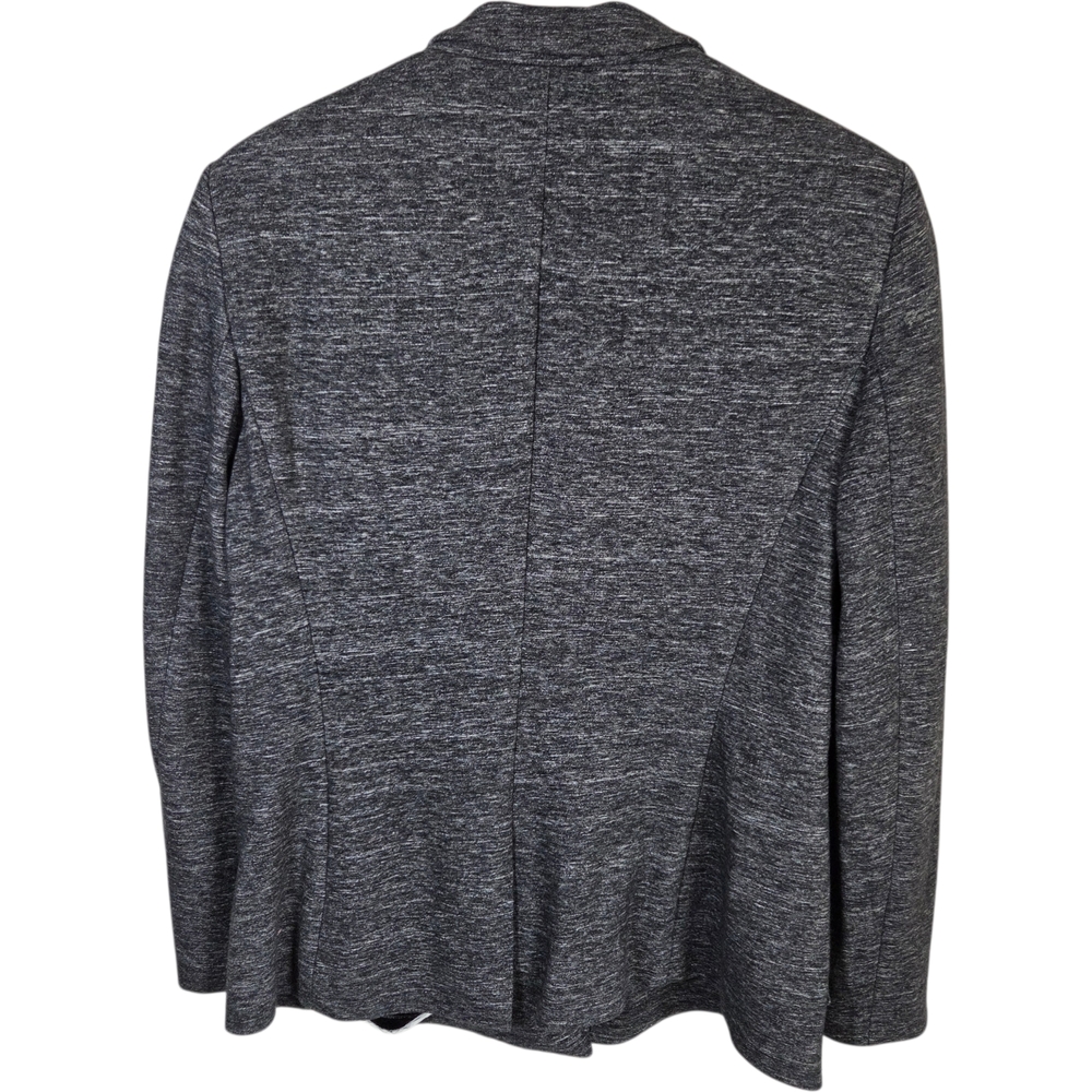 Hugo Boss Jasmena Knit Gray Soft Stretch Ponte Career Jacket Blazer Size 10 - Picture 3 of 16